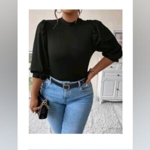Elegant Black Women's Blouse